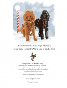 A Christmas Book Poodle and Dog