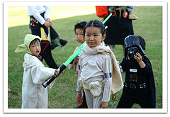 Kids in Star Was Costumes