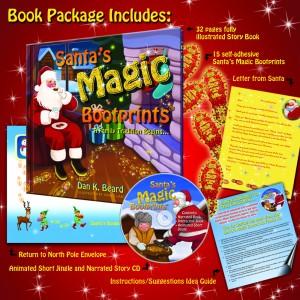 Santa's Magic Bootprints