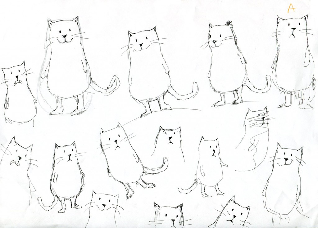 Cat sketch014