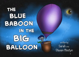 Book cover - Blue Baboon in the Big Balloon