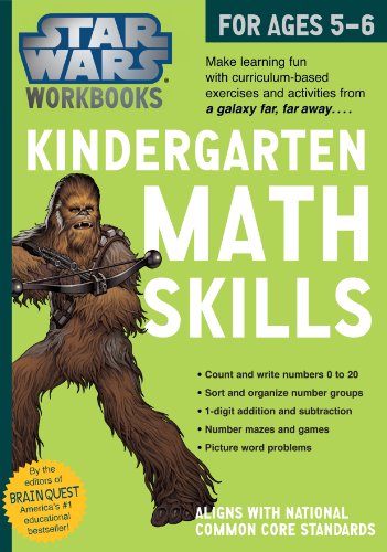 Star Wars Workbook- Kindergarten Math Skills (Star Wars Workbooks) By Workman Publishing