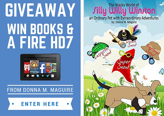 The Wacky World of Silly Silly Winston & Fire HD7 Kindle Giveaway