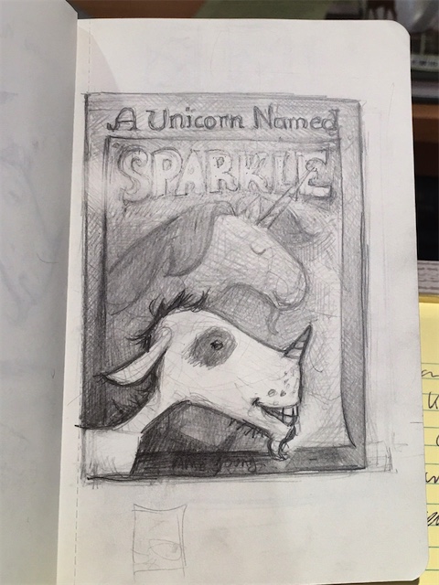 A Unicorn Named Sparkle Sketch 2
