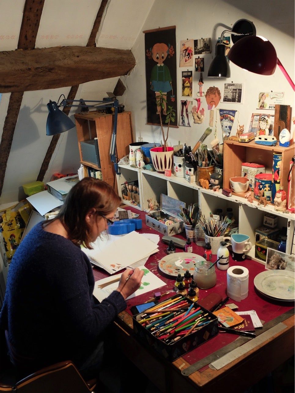Inside The Studio With Rebecca Gibbon, Illustrator Of The Great Spruce