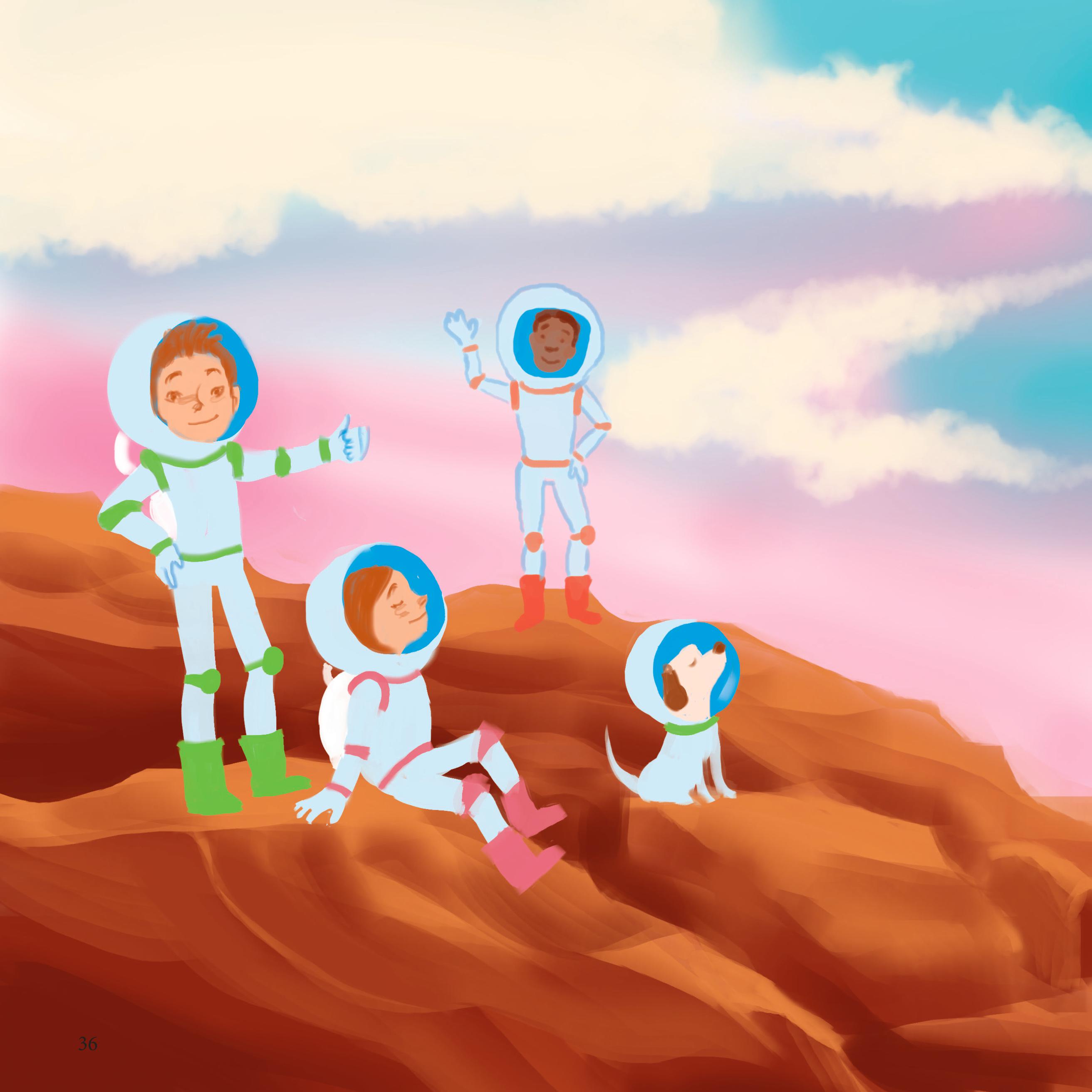 If You Were Me and Lived On Mars Illustration