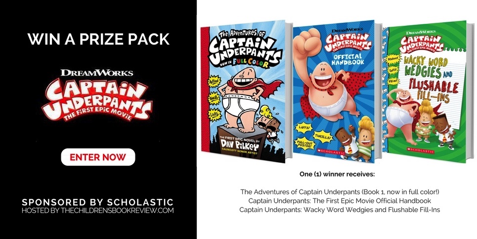 Win a Captain Underpants The First Epic Movie Book Prize Pack