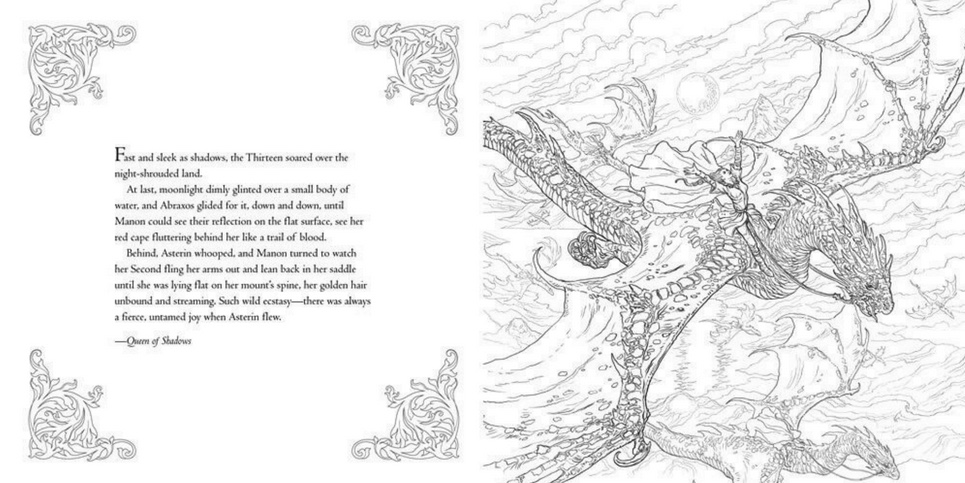 The Throne of Glass Coloring Book by Sarah J Maas Book Review