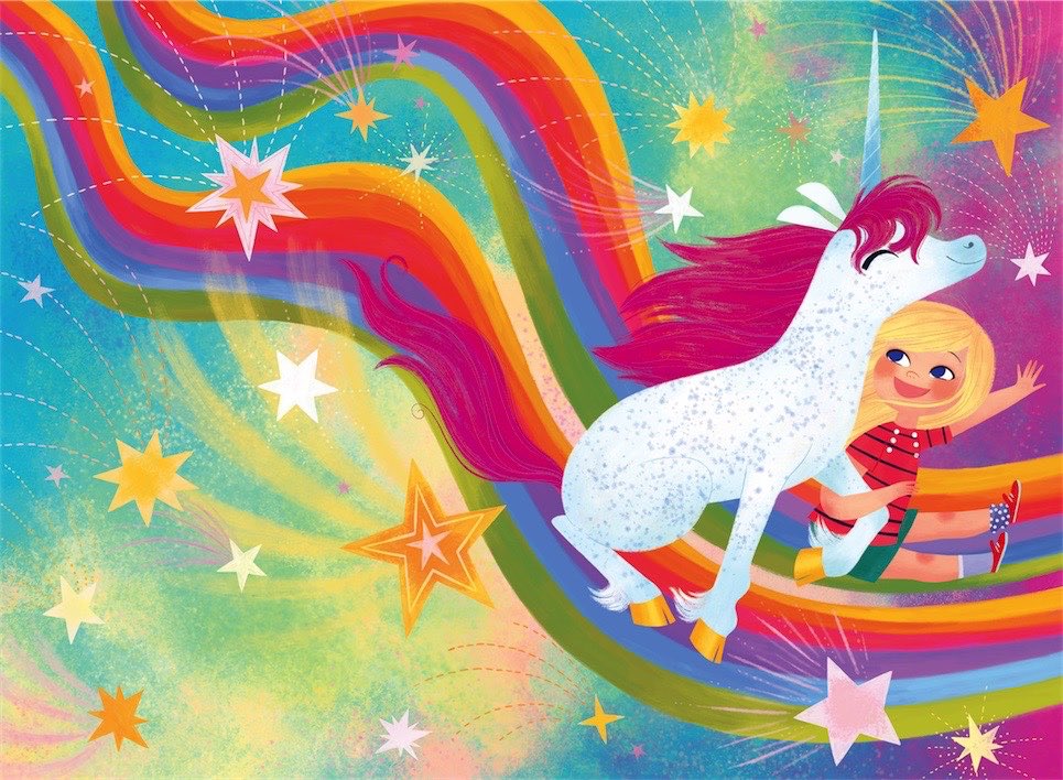 Uni the Unicorn Dreams Come True Illustration