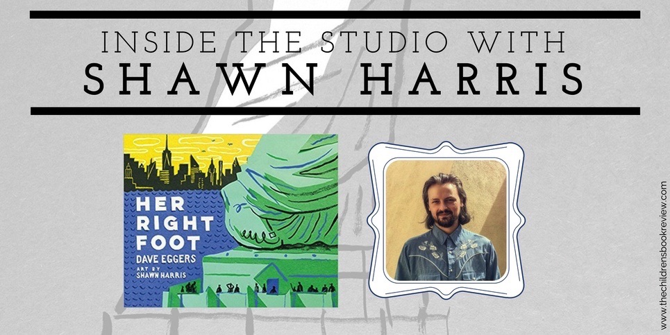 Inside the Studio with Shawn Harris Illustrator of Her Right Foot