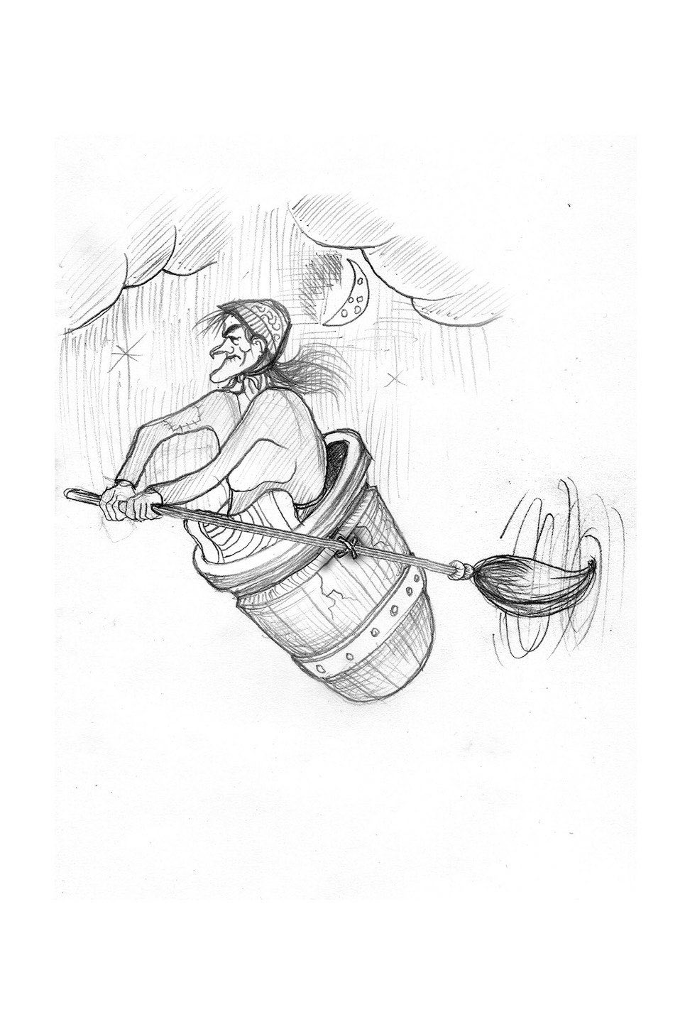 mila baba yaga with barrel