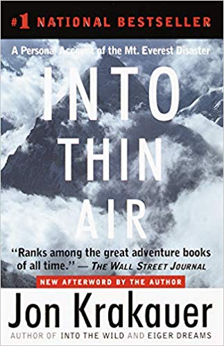 Into Thin Air- A Personal Account of the Mt. Everest Disaster
