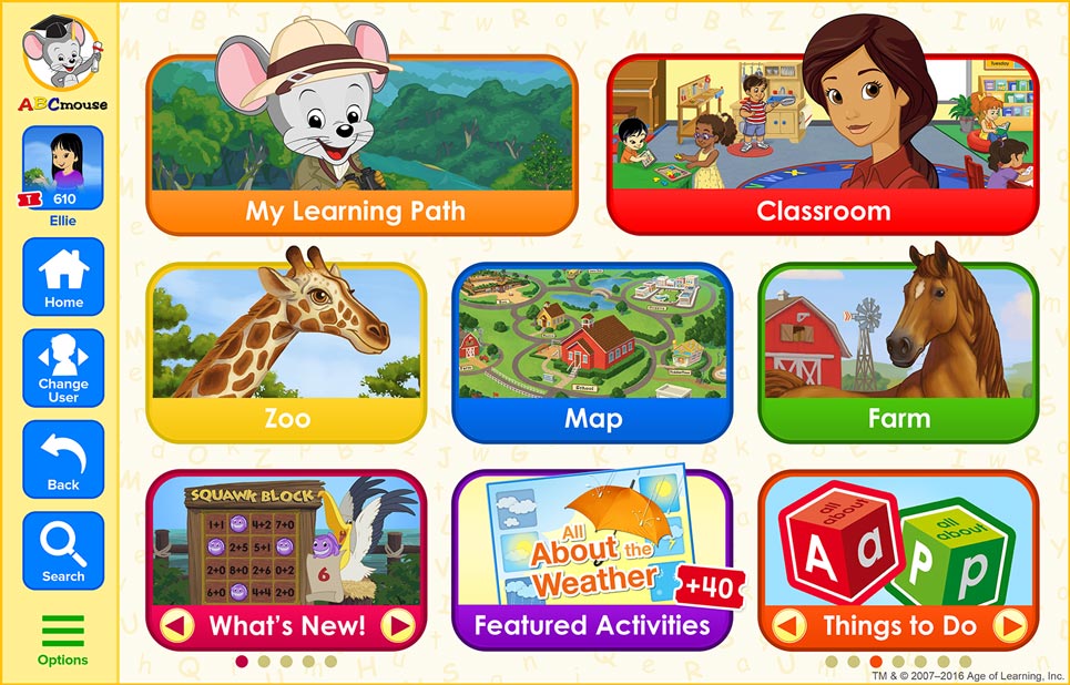 ABCmouse Homepage