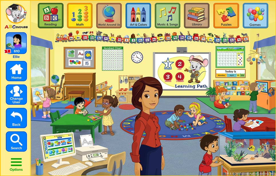 ABCmouse Preschool–Kindergarten Classroom