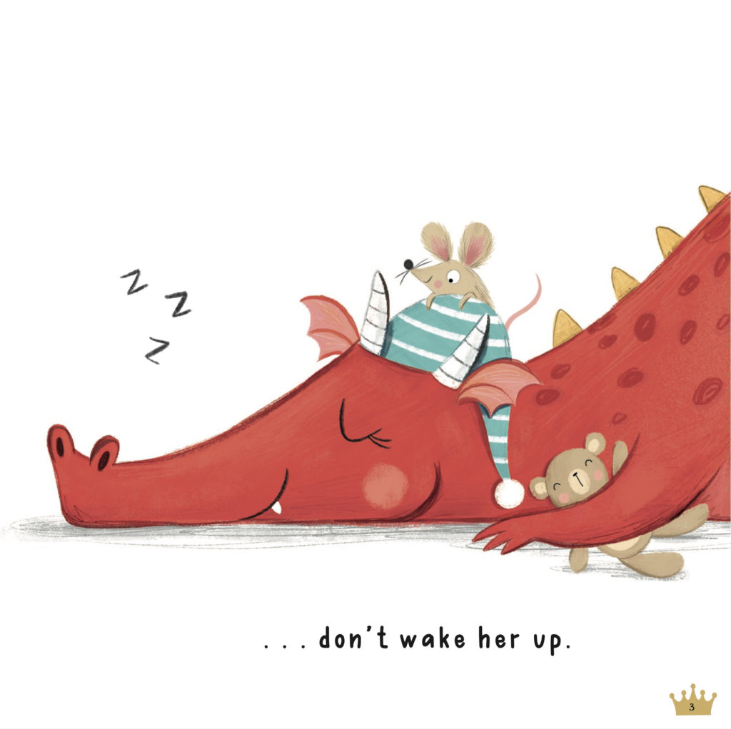 Book Illustration Don't Wake the Dragon