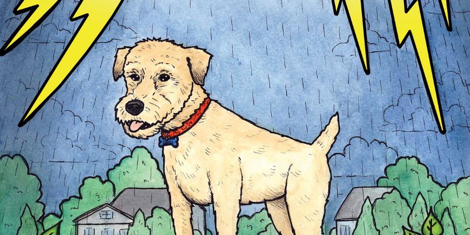 Tawny Dog Illustration