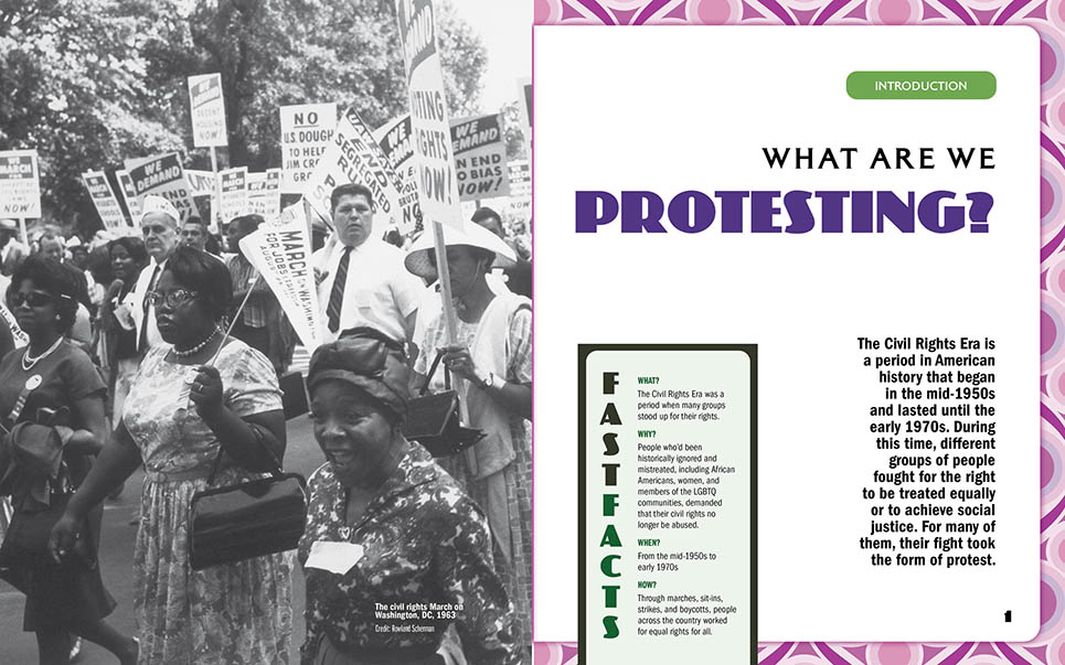Interior Spread: What are we protesting