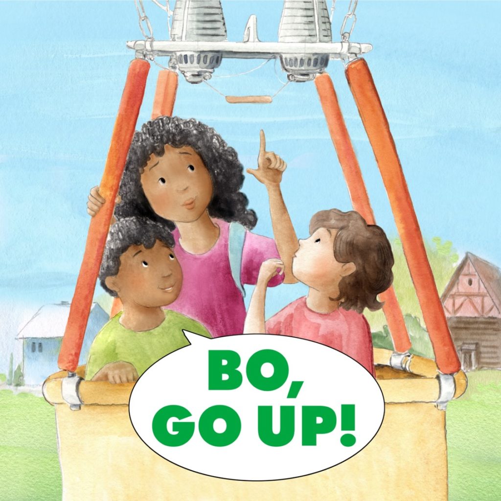 Bo, Go Up! by Larry Baum: Illustration by Joanna Pasek
