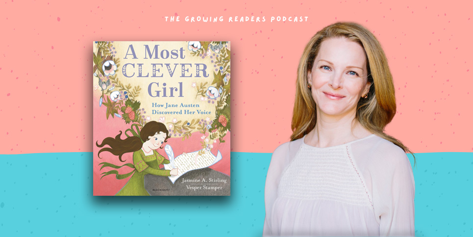 Growing Readers Podcast with Jasmine A. Stirling Header Image