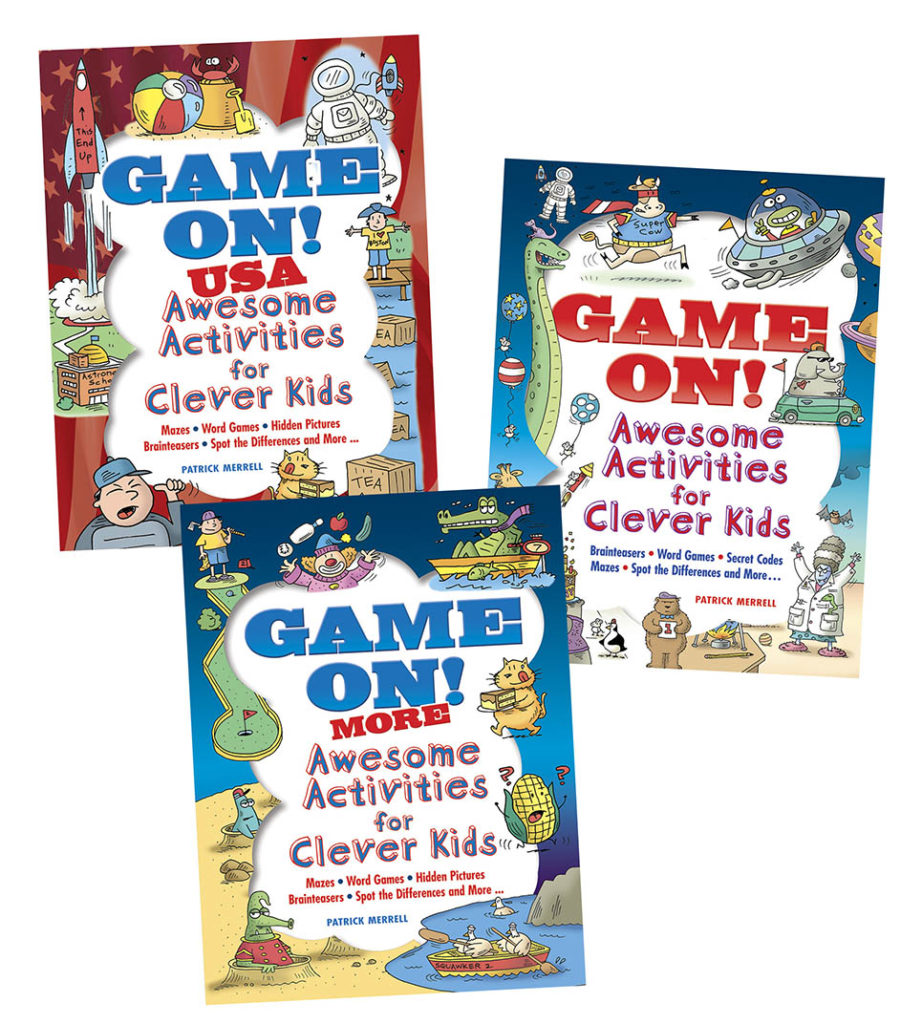 Game On Activity Book Covers