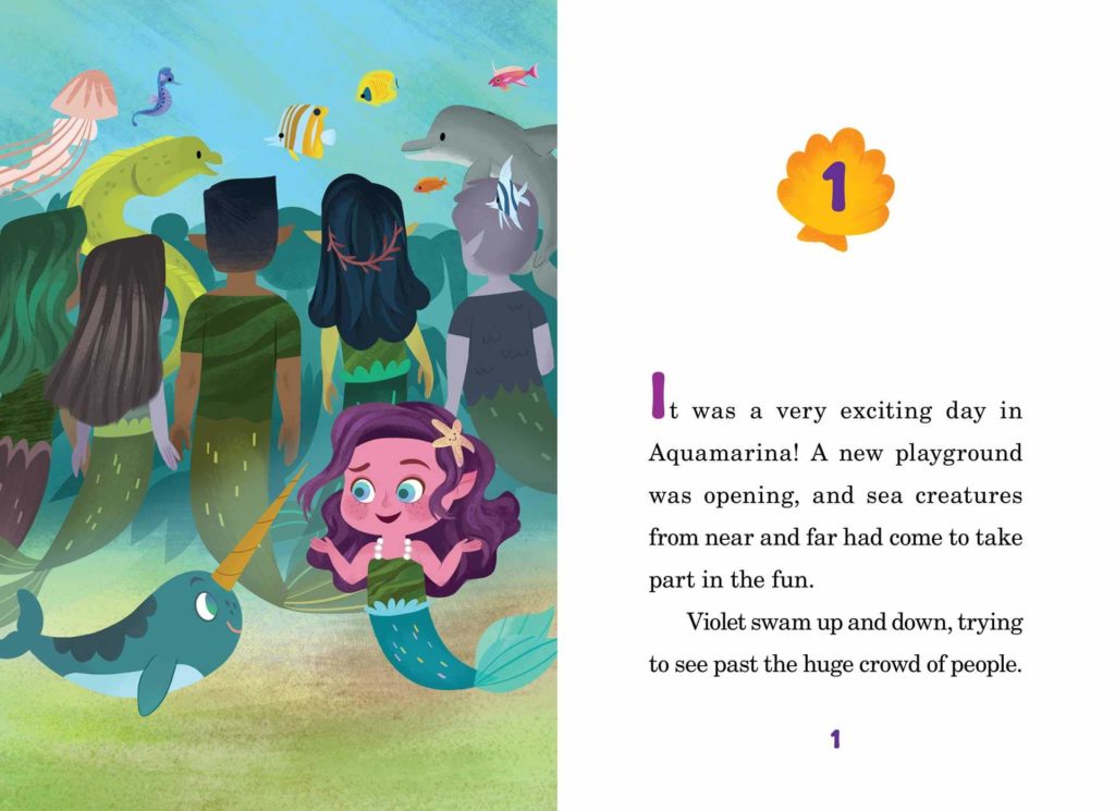 Undersea Mystery Club Problem at the Playground Illustration