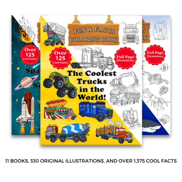 Fun Facts Coloring Books