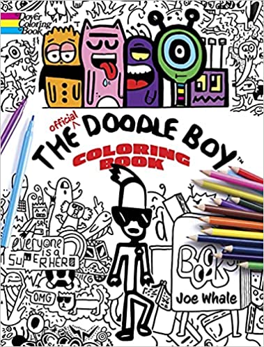 The Official Doodle Boy Coloring Book: Book Cover