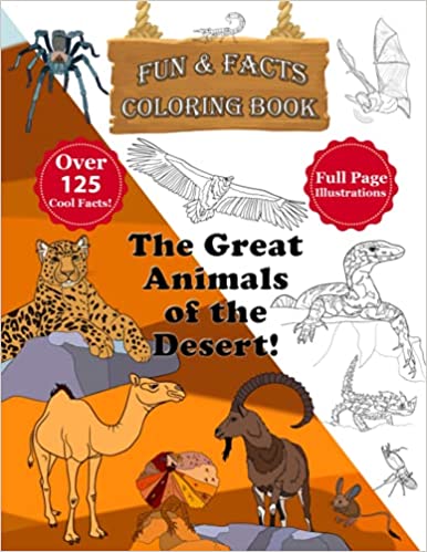 The Great Animals of the Desert Coloring Book