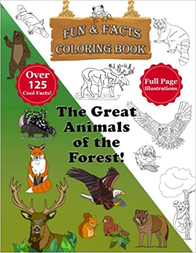 The Great Animals of the Forest Coloring Book