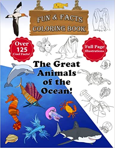 The Great Animals of the Ocean Coloring Book
