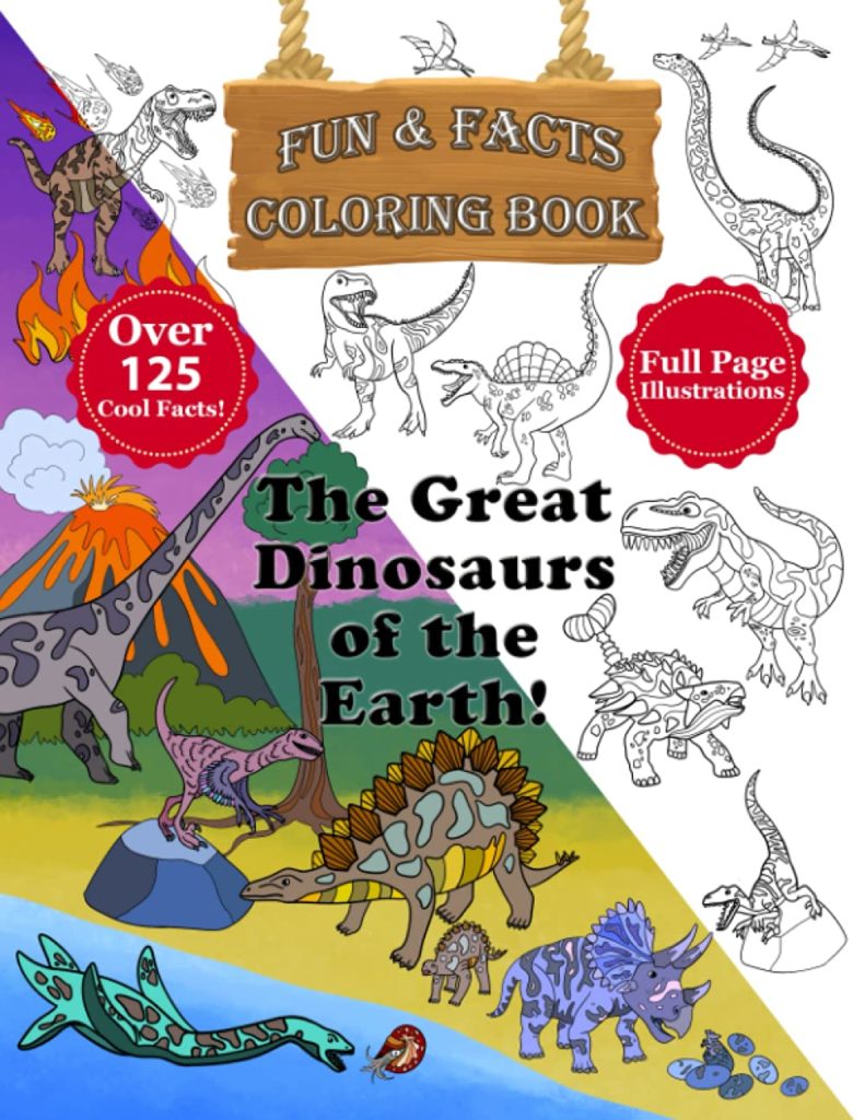 The Great Dinosaurs of the Earth Coloring Book