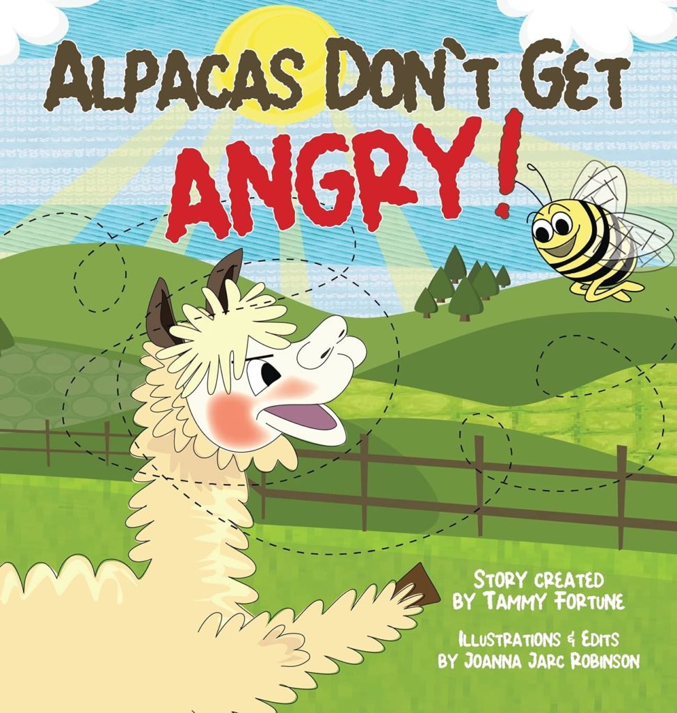 Alpacas Don't Get Angry: Book Cover