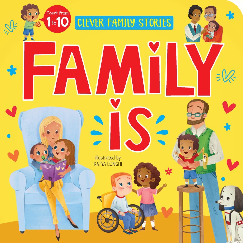 Family is- Count from 1 to 10: Board Book Cover