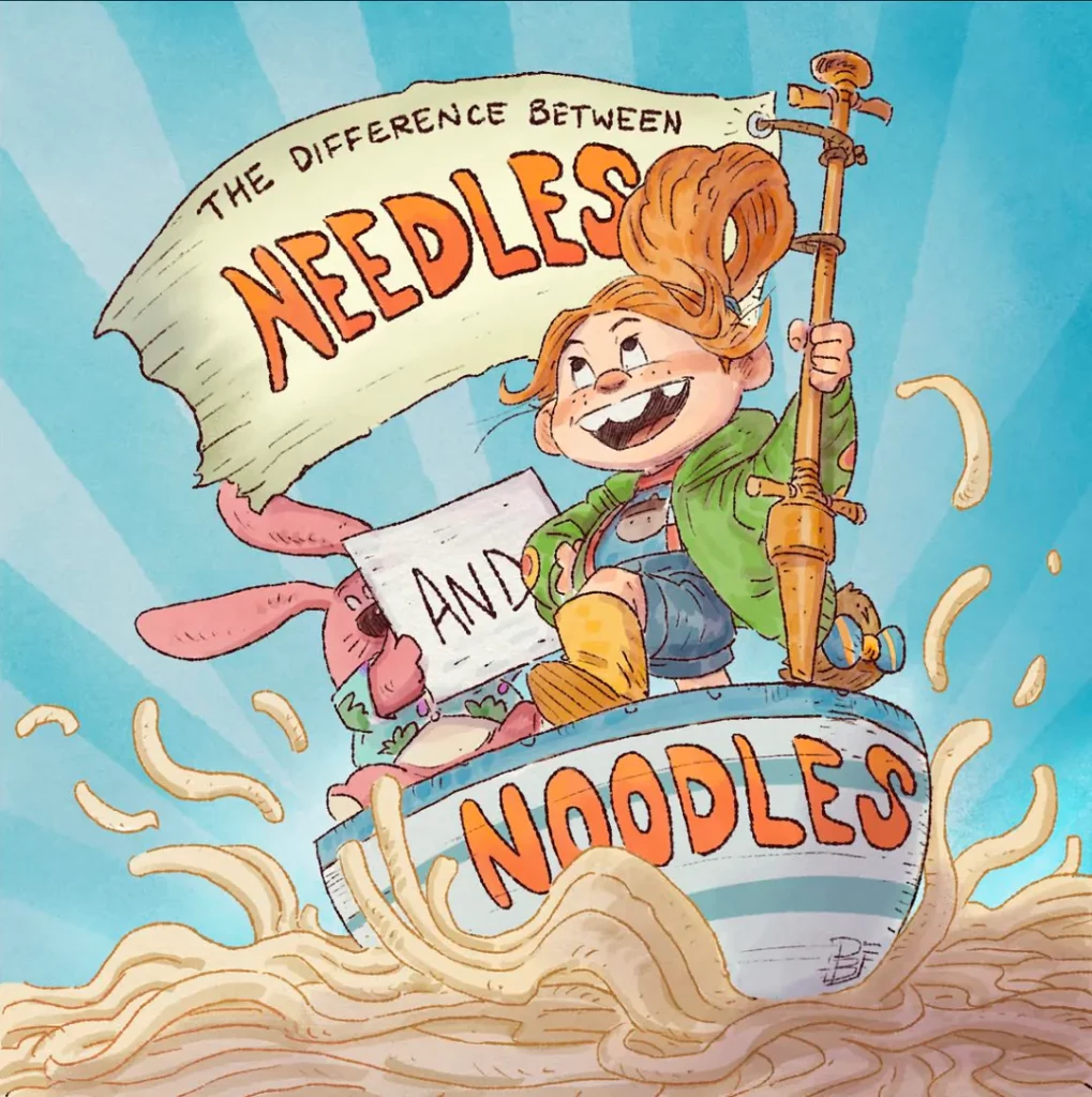 The Difference between Needles and Noodles: Book Cover