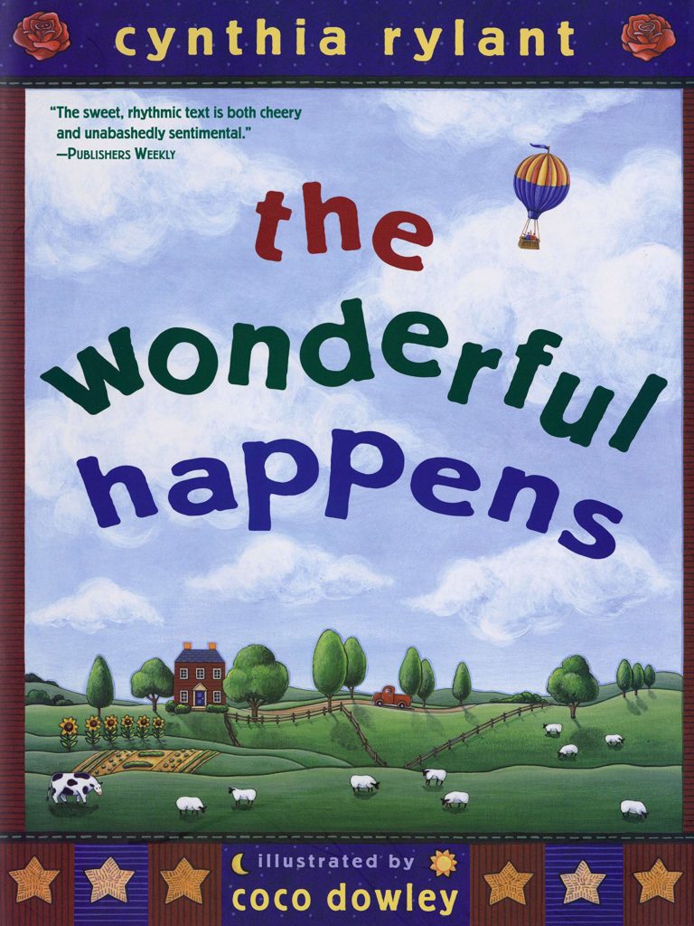 The WOnderful Happens by Cynthia Rylant: Book Cover