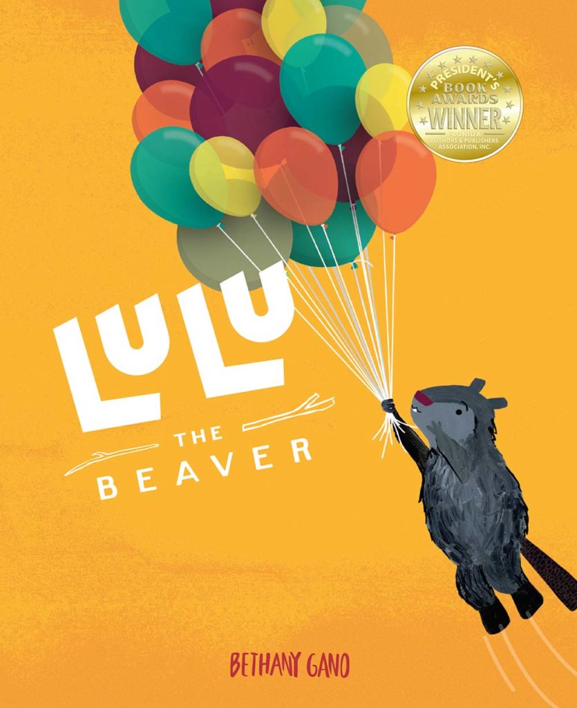Lulu the Beaver with Award
