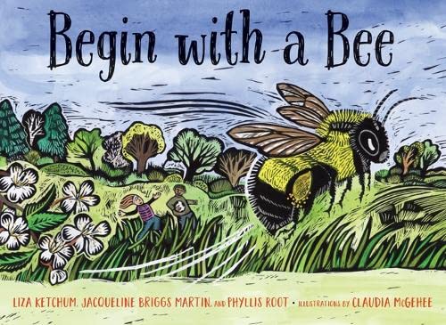 begin with a bee: book cover