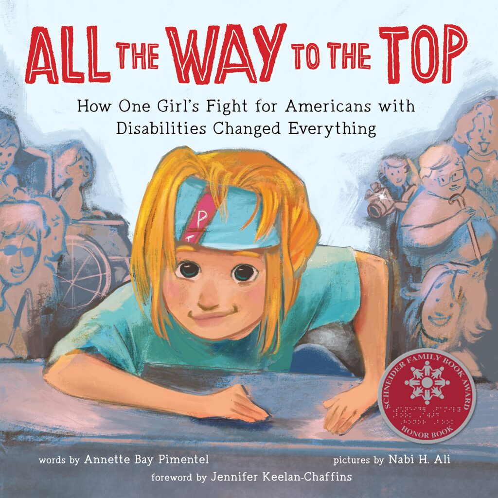 All the way to the top: Book Cover