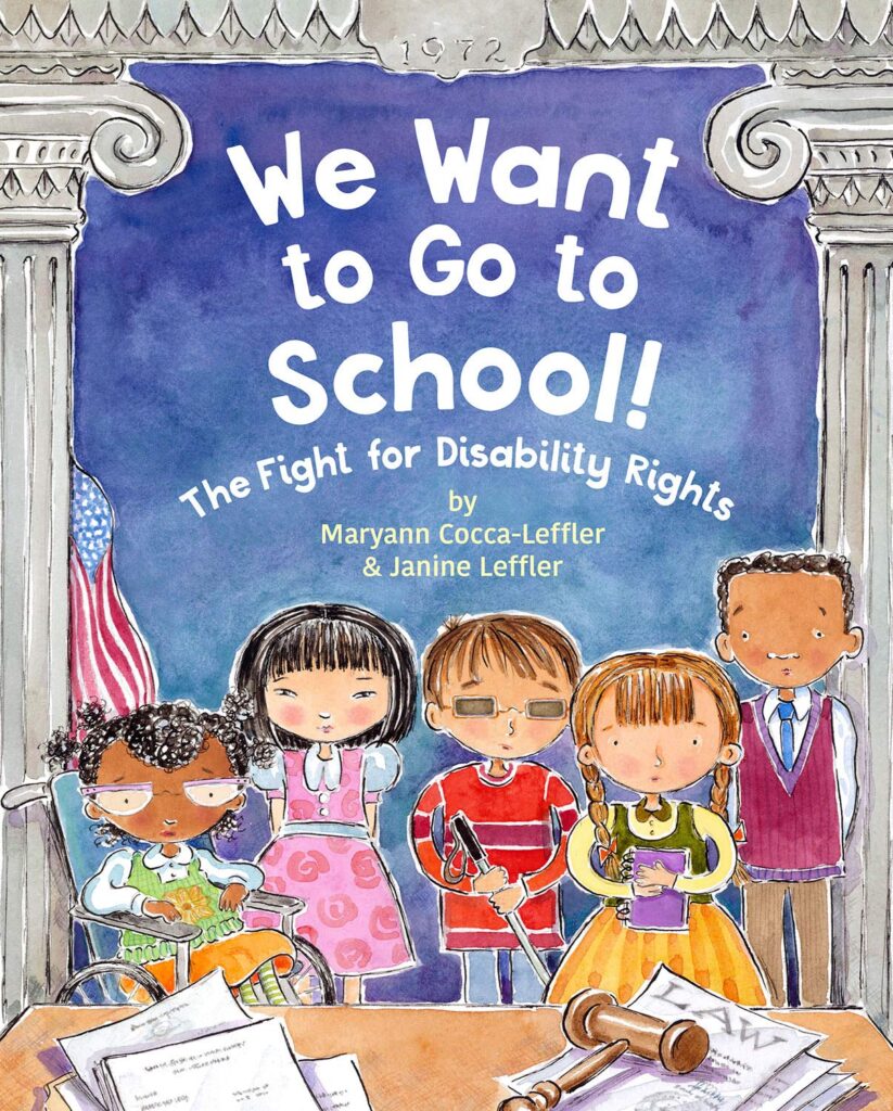 We want to go to school: Book Cover