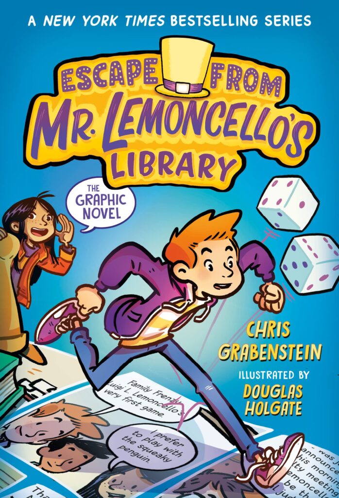Escape From Mr Lemoncellos Library Graphic Novel: Book Cover