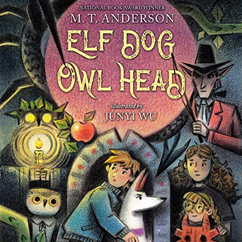 ELF DOG AND OWL HEAD: Audiobook Cover