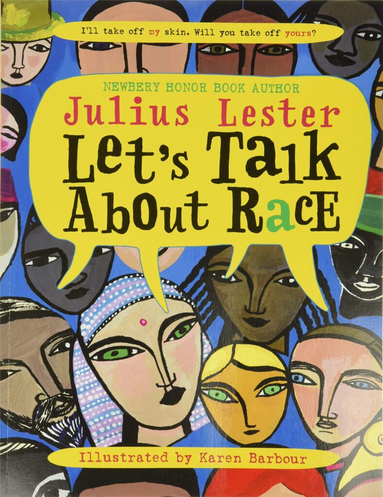 Lets Talk About Race by Julius Lester: Book Cover