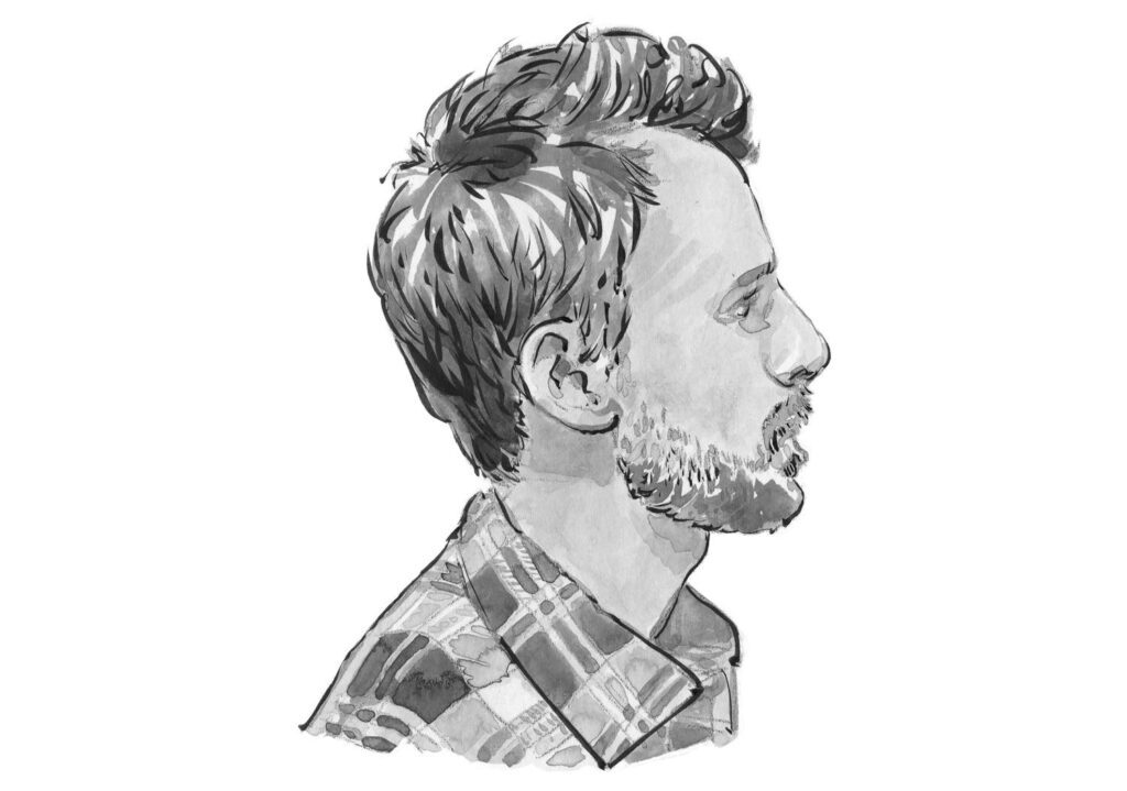 Michael Sherman: illustrator head-shot