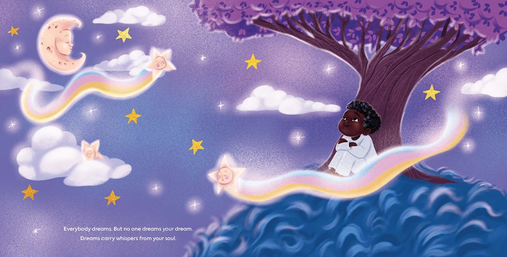 Keep Dreaming, Black Child Illustration by Sawyer Dream. Words by Nyasha Williams.