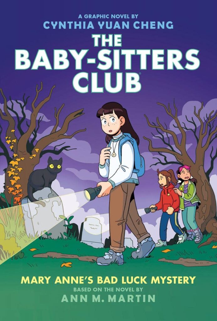 The Babysitters Club- Mary Annes Bad Luck Mystery a graphic novel: Book Cover