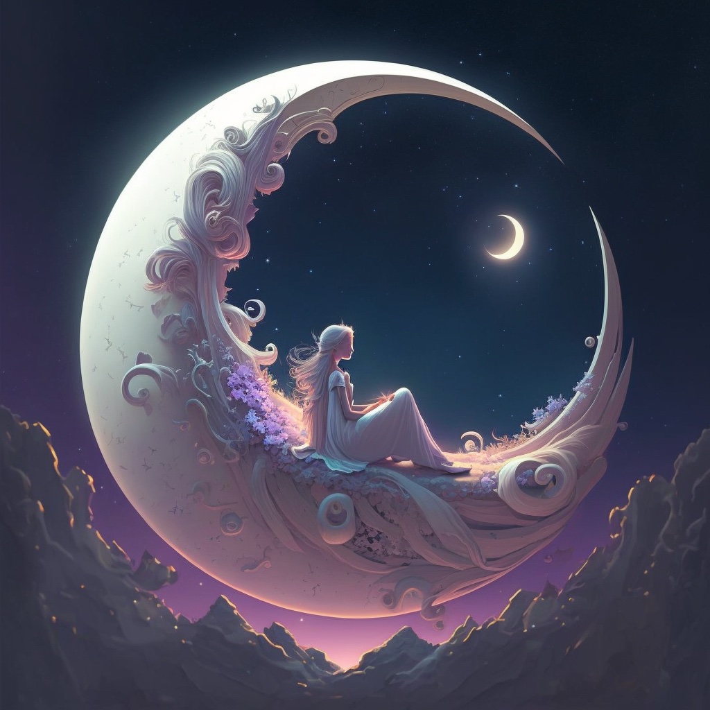 Mother Moon: Author Illustration Image
