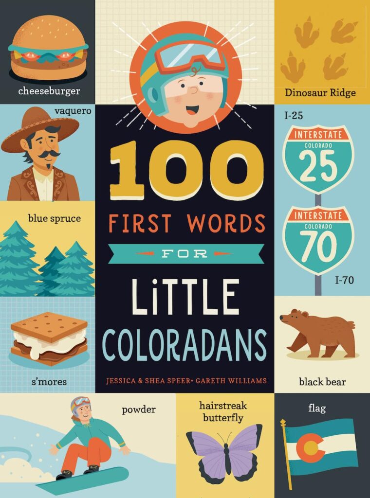 Version 100 | The Children's Book Review 100 First Words for Little Coloradans: Book Cover
