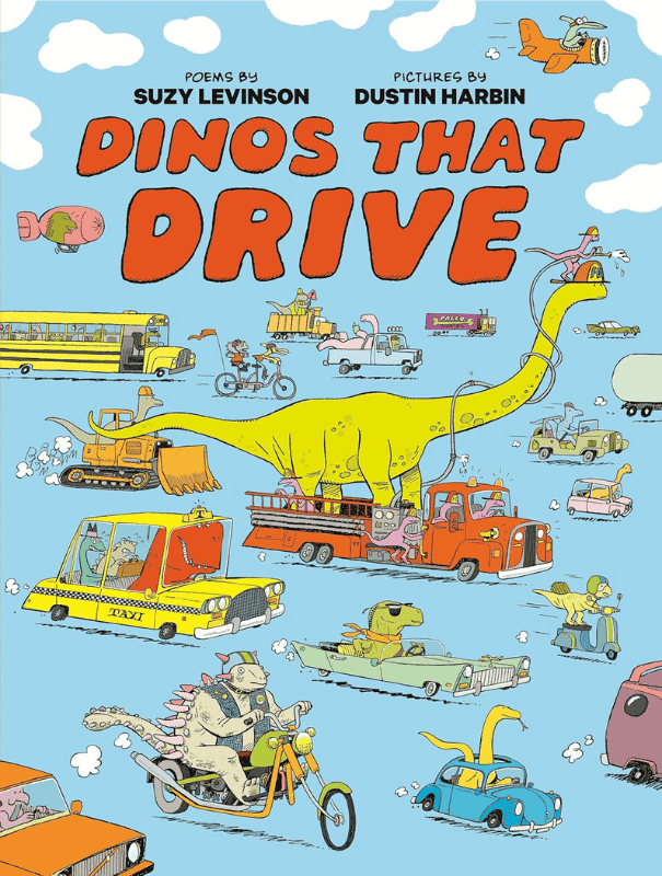 Dinos That Drive: Book Cover
