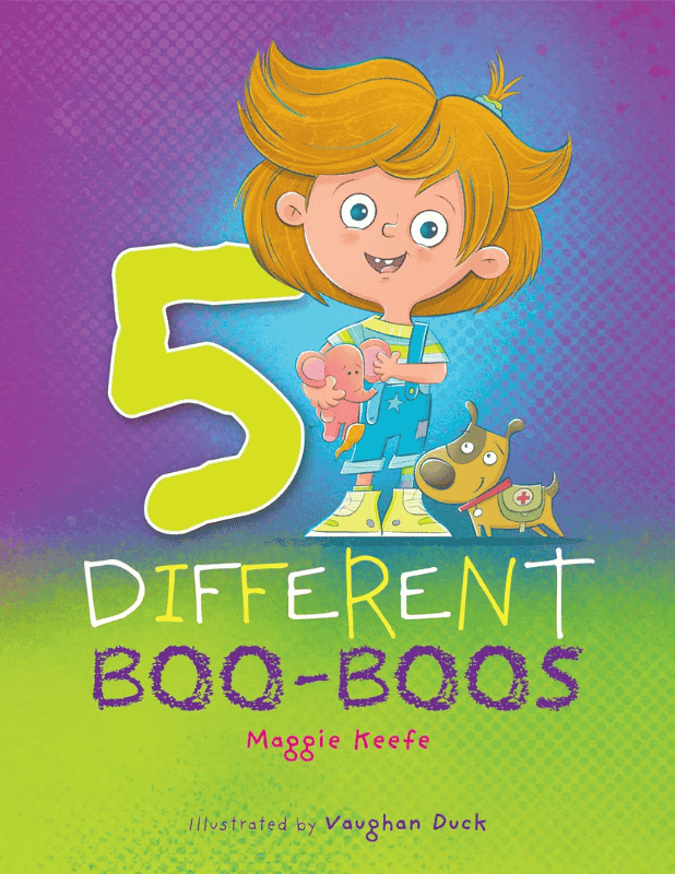 Five Different Boo-boos: Book Cover
