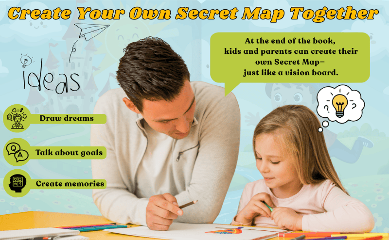 Create your Own Secret Map Together Graphic